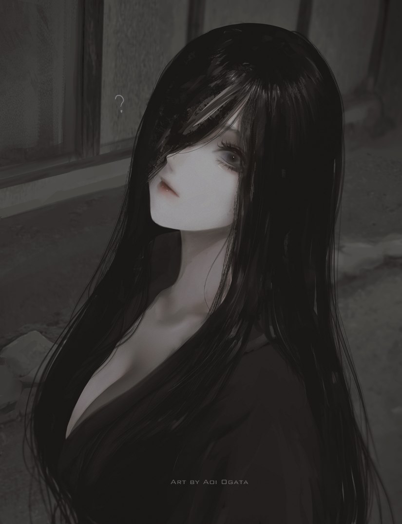 This is a pixiv picture whose title is Sadako.