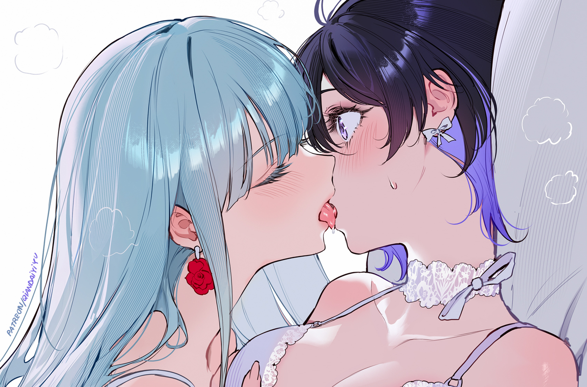 This is a pixiv picture whose title is 風純の百合.
