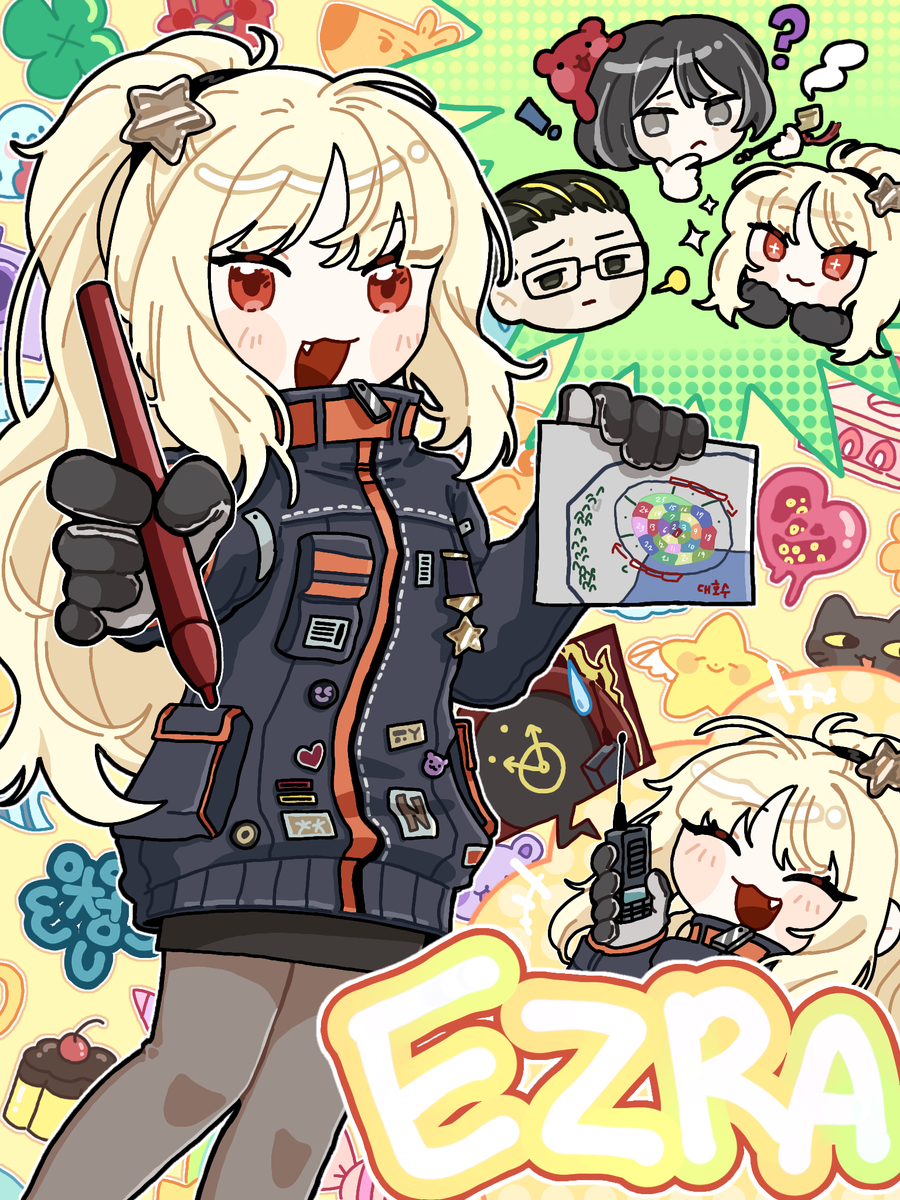 This is a pixiv picture whose title is 에즈라.