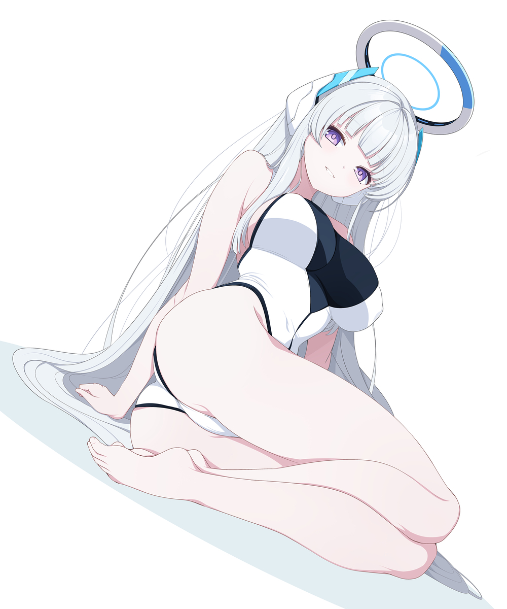 This is a pixiv picture whose title is 水着 生塩ノア.