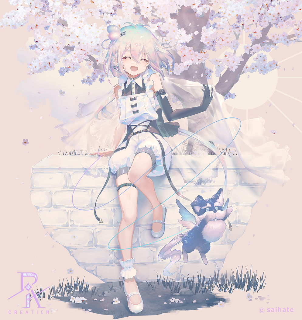 This is a pixiv picture whose title is 桜と.
