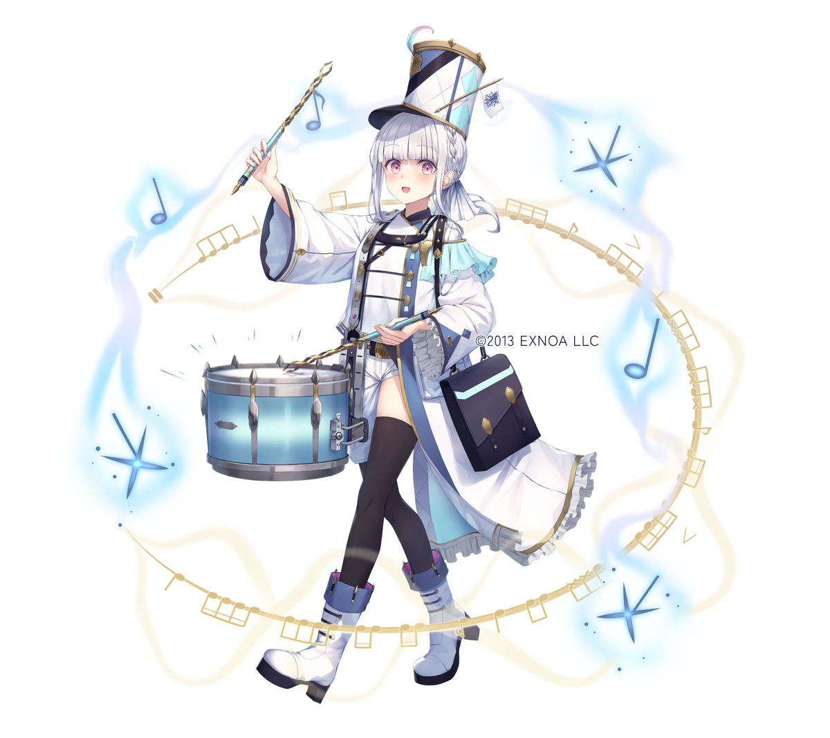 This is a pixiv picture whose title is 【千年戦争アイギス】帝国音楽隊トットン.