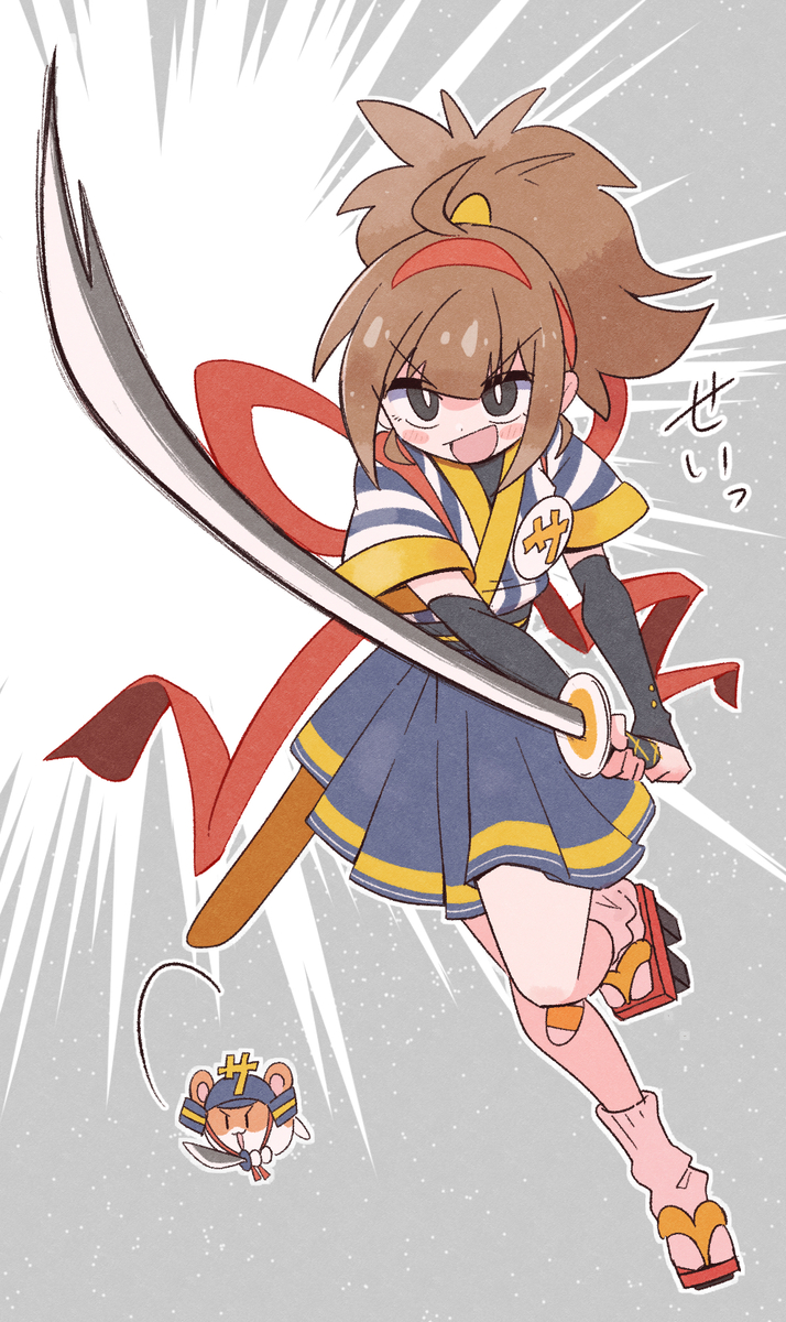 This is a pixiv picture whose title is サムライたまご食べ美.