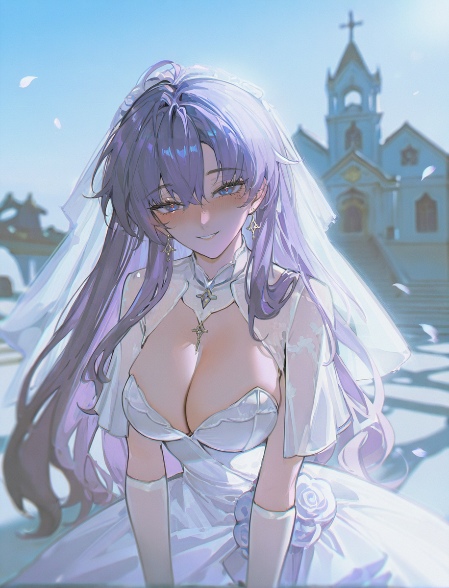This is a pixiv picture whose title is 坎特蕾拉（花嫁）.