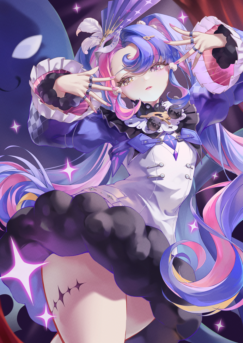 This is a pixiv picture whose title is ロココ.