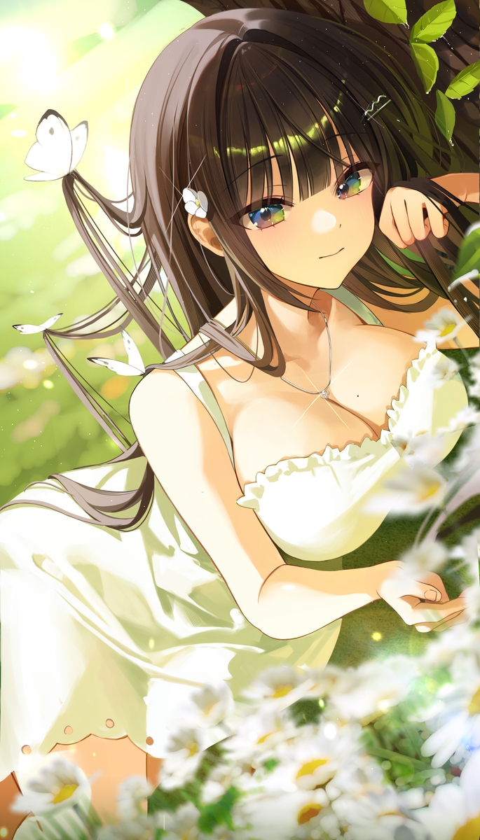 This is a pixiv picture whose title is 🍀.