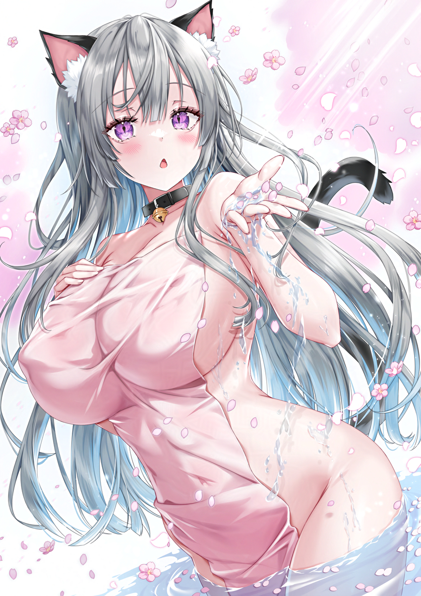 This is a pixiv picture whose title is 桜.