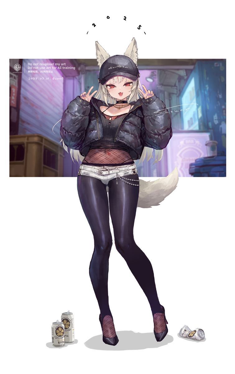 This is a pixiv picture whose title is 2025.