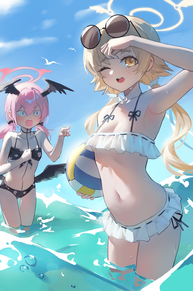 This is a pixiv picture whose title is エ駄死.
