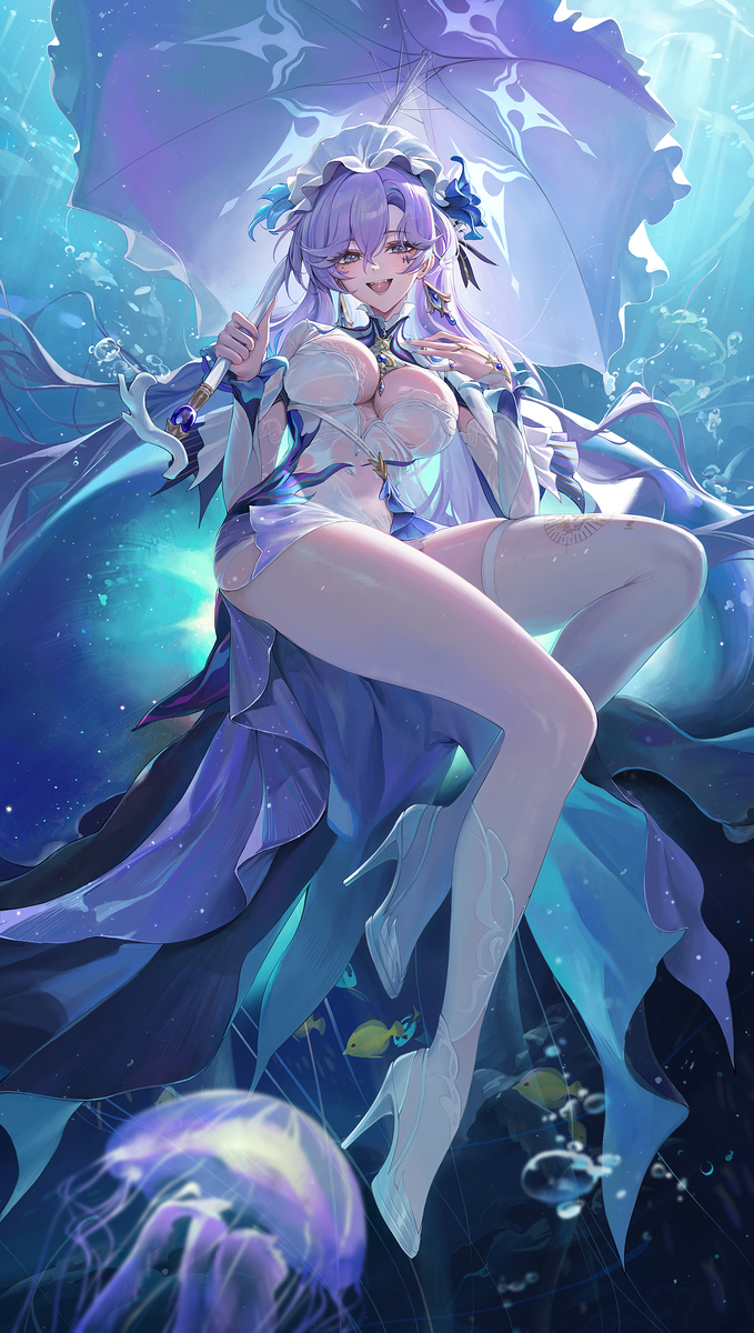 This is a pixiv picture whose title is クラゲ.