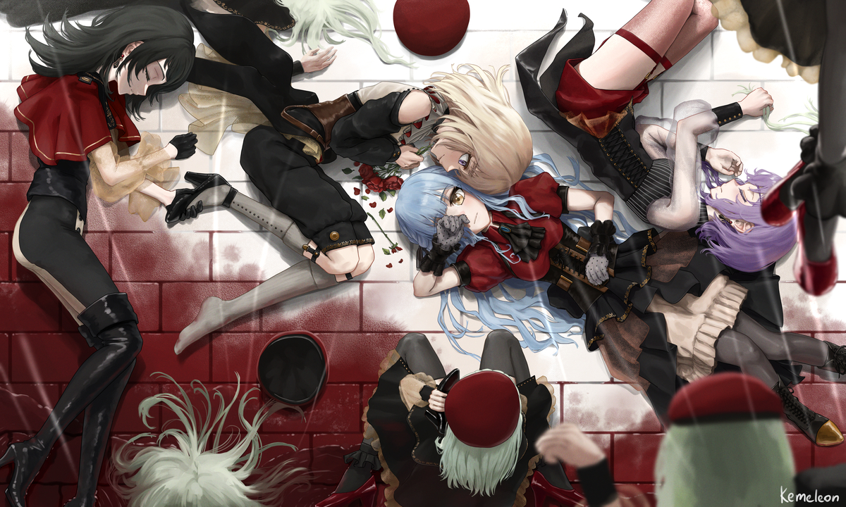 This is a pixiv picture whose title is Ave Mujica.