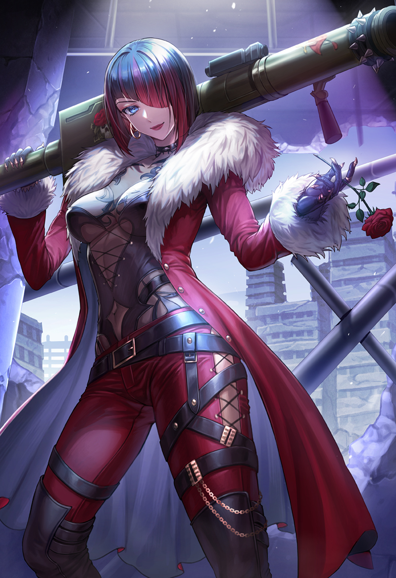 This is a pixiv picture whose title is tekken8 - Anna Williams.
