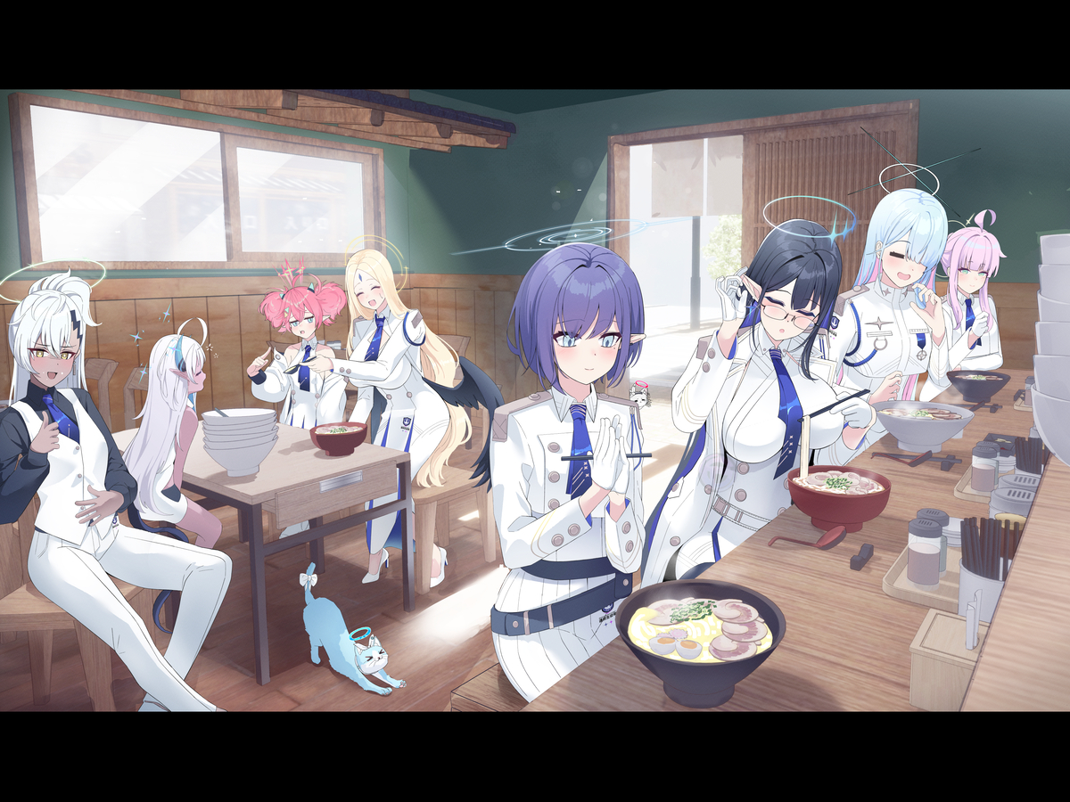 This is a pixiv picture whose title is 連邦生徒会.