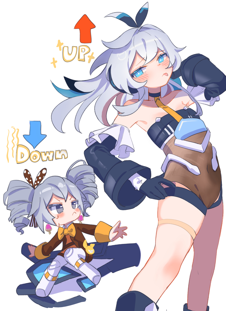 This is a pixiv picture whose title is 🐰🐰🤖🤫.