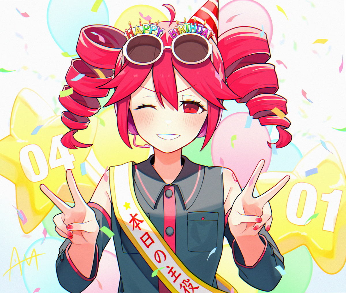This is a pixiv picture whose title is 本日の主役だー！.