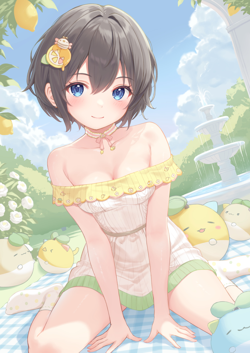 This is a pixiv picture whose title is 公園デート.
