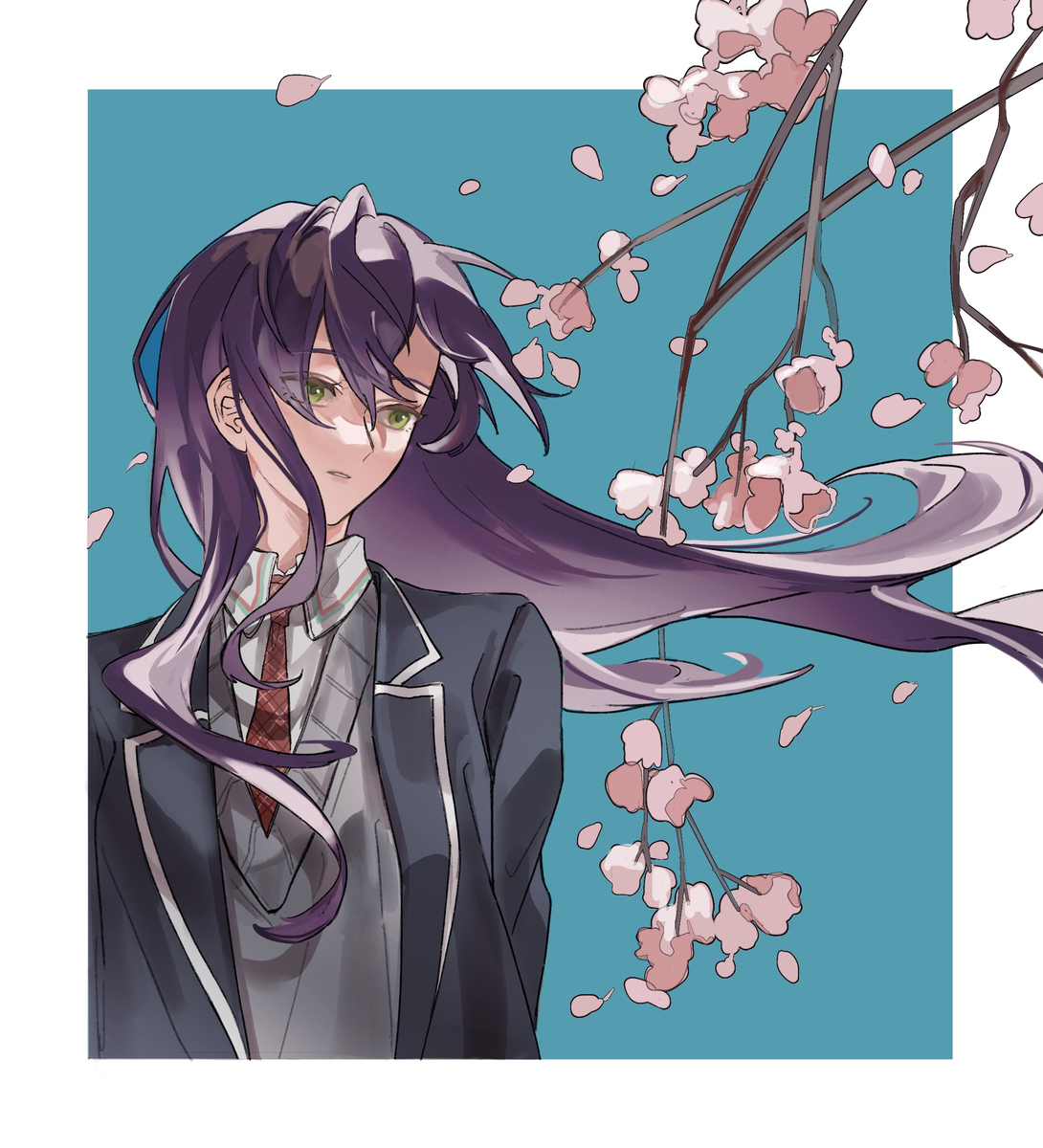 This is a pixiv picture whose title is エイプリルフール絵 /剣持刀子 サーニャ.