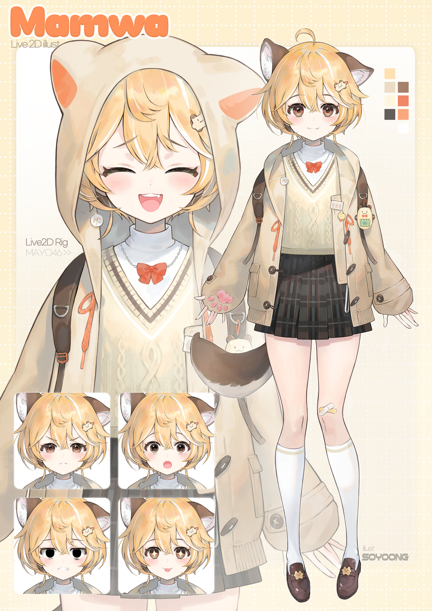 This is a pixiv picture whose title is Vtuber Mamwa.
