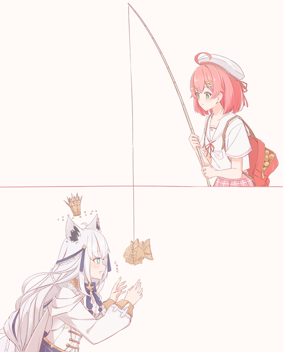 This is a pixiv picture whose title is キングでキングを釣る.