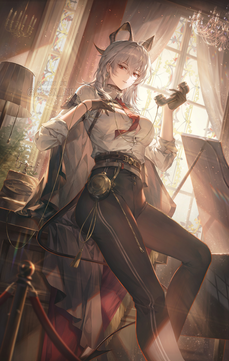This is a pixiv picture whose title is 📞.