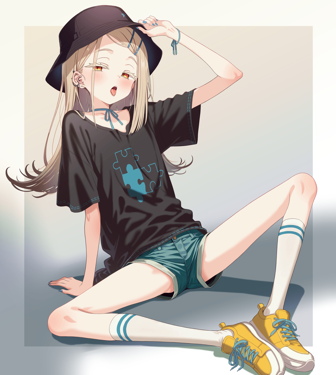 This is a pixiv picture whose title is 渋谷コラボ衣装篠澤広.