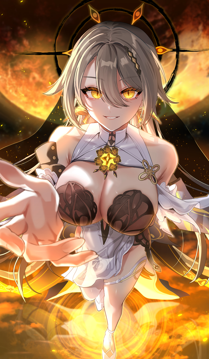 This is a pixiv picture whose title is 🪐.