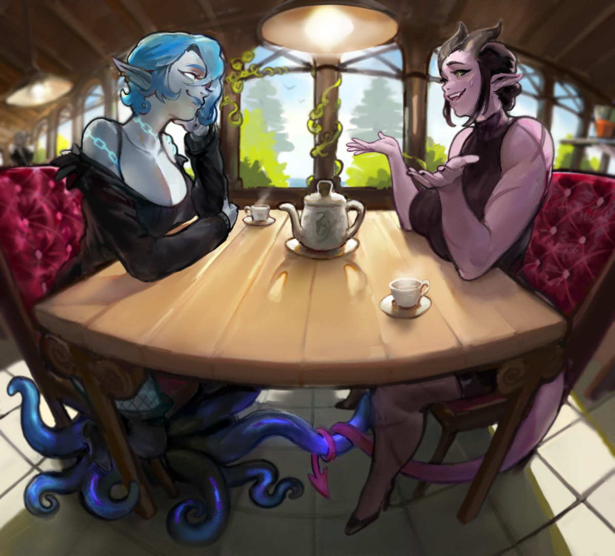 This is a pixiv picture whose title is Araeline and Ceres.