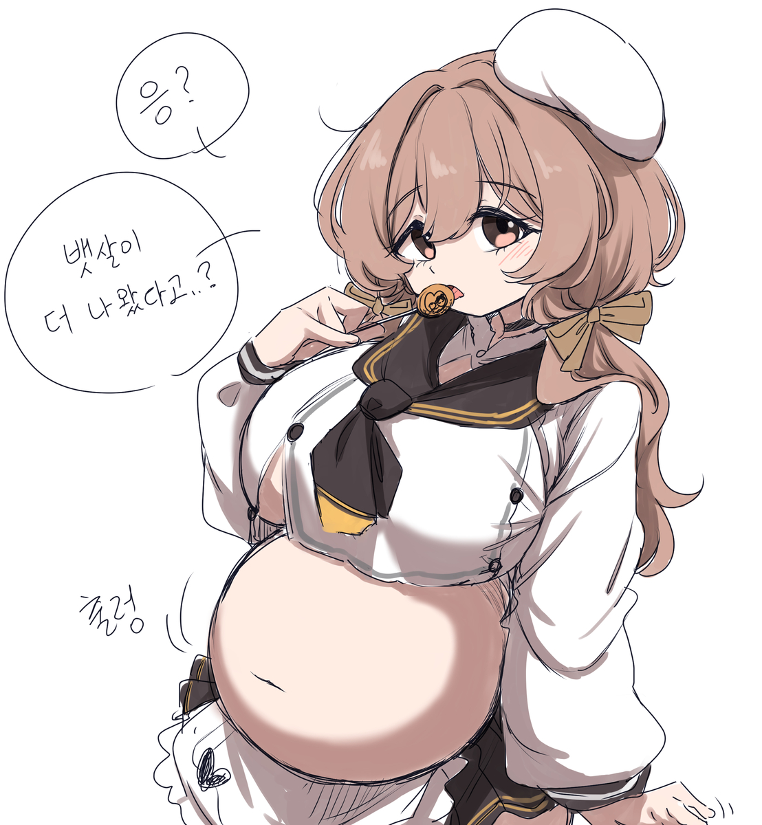 This is a pixiv picture whose title is 살찐 브래디.