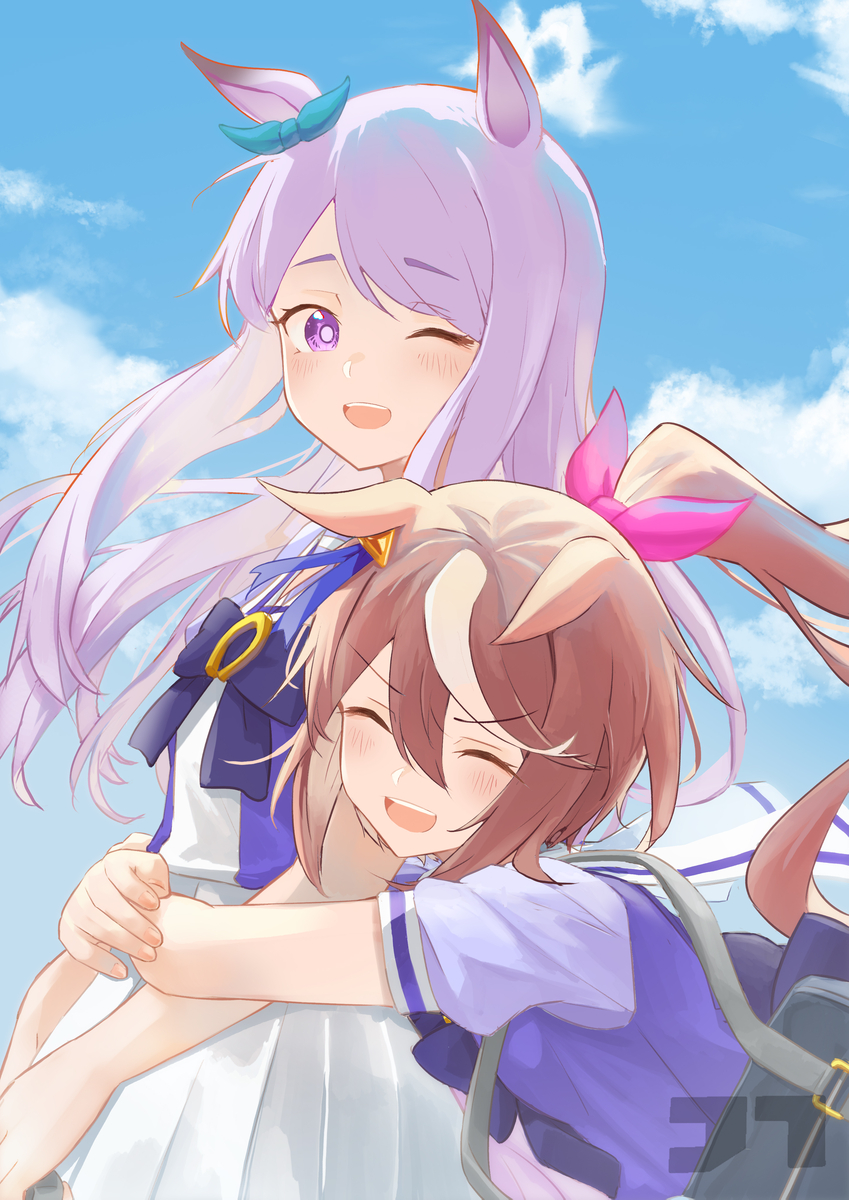 This is a pixiv picture whose title is メジロマックイーン生誕祭2025.