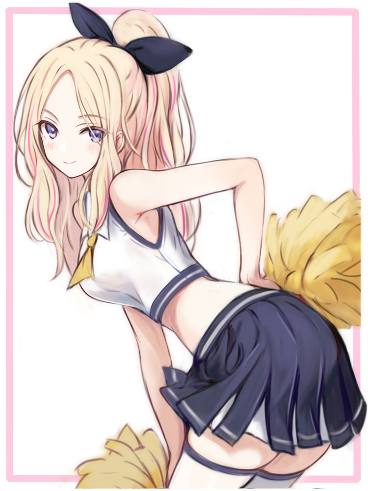 This is a pixiv picture whose title is チア会長描いた.