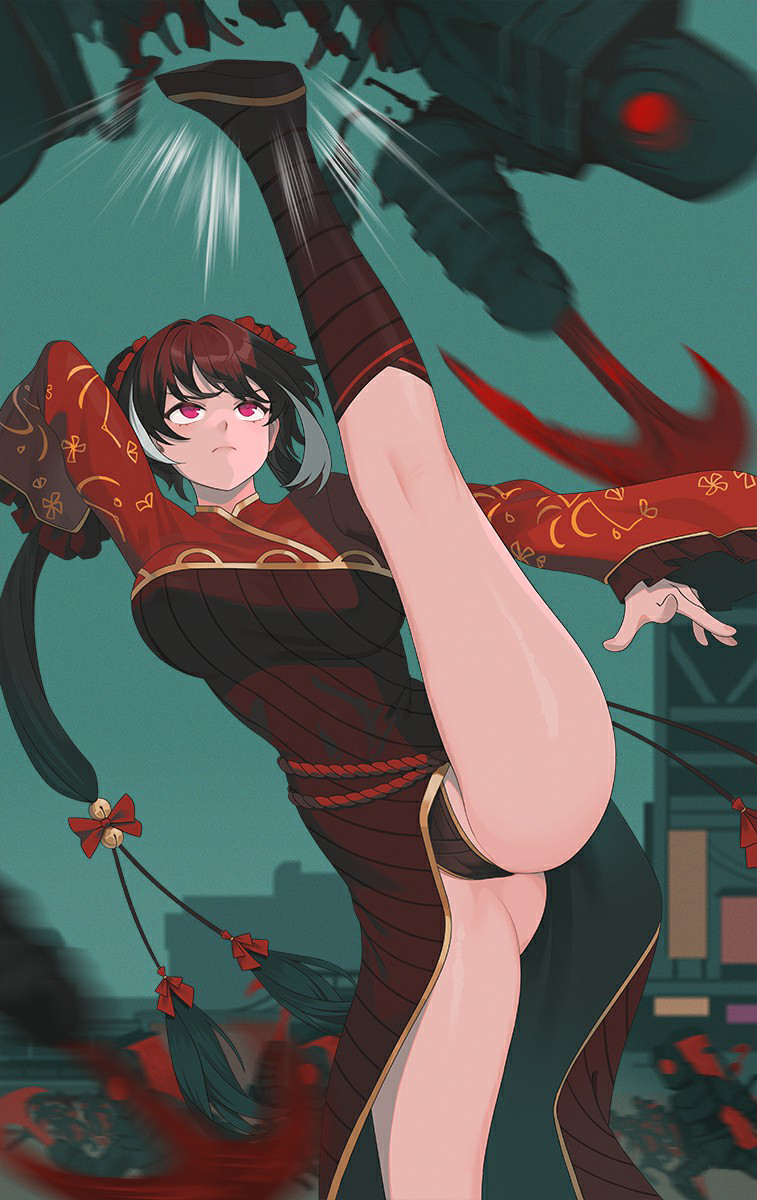 This is a pixiv picture whose title is Late-night cleaning.