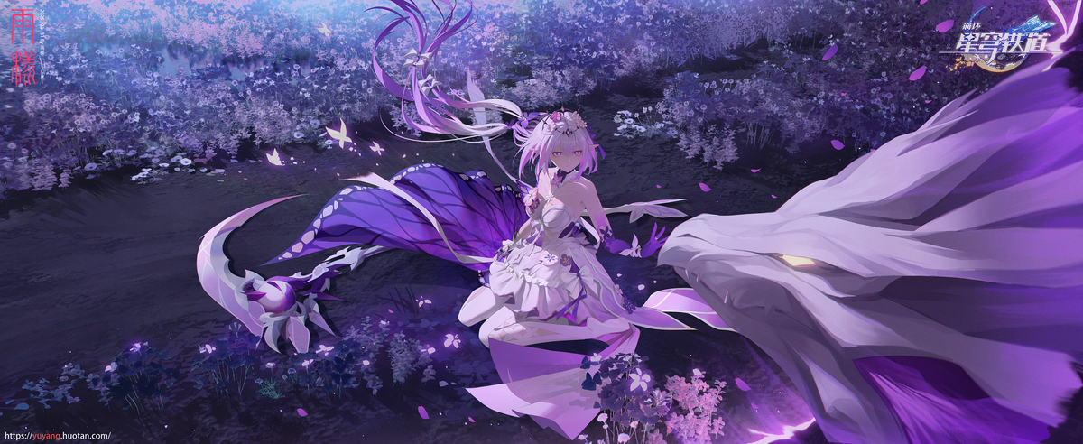 This is a pixiv picture whose title is 只是在温柔的花乡中睡去，没有一丝痛苦...我保证.