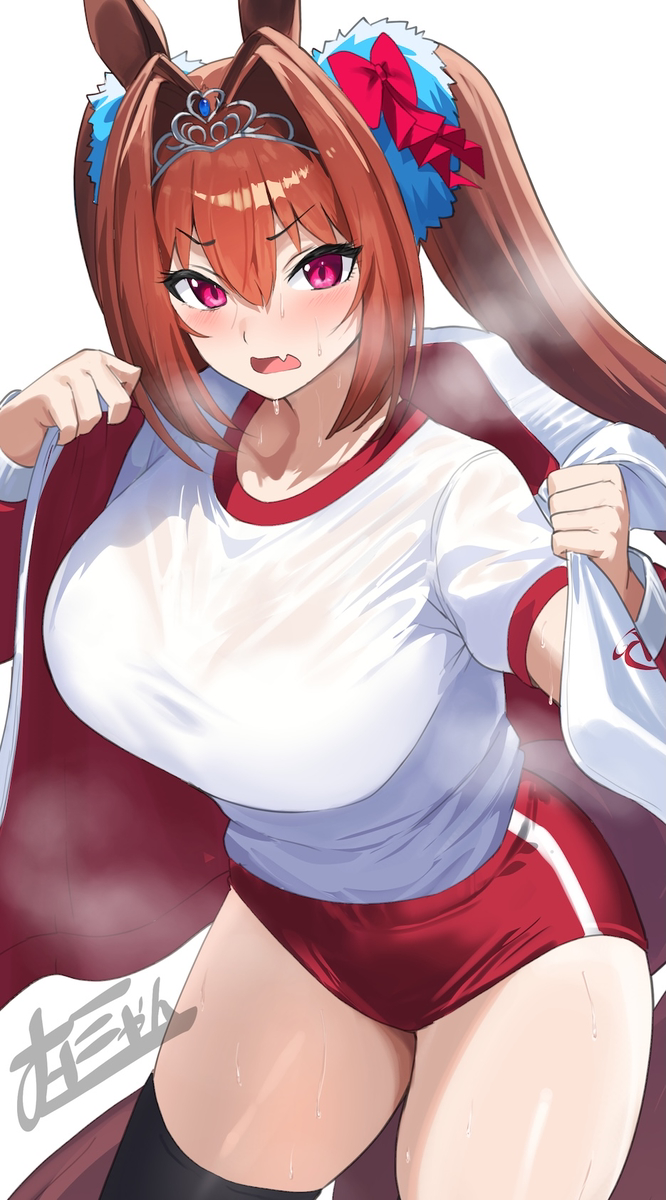 This is a pixiv picture whose title is 暑っ.