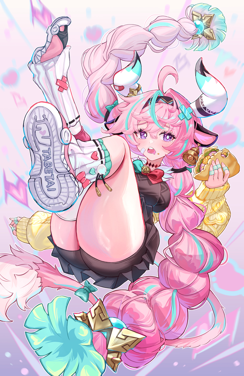 This is a pixiv picture whose title is どうしても食べたいヴァレサちゃん🐮.