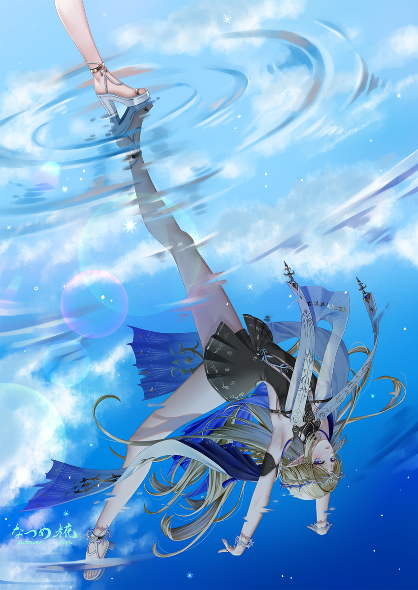 This is a pixiv picture whose title is カルテジア／鳴潮.