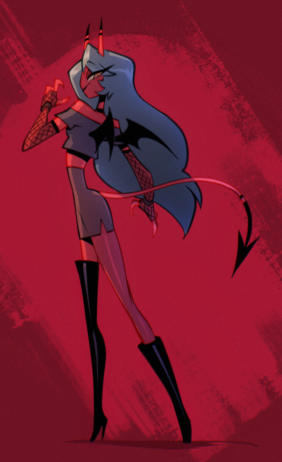 This is a pixiv picture whose title is Legs The Succubus.