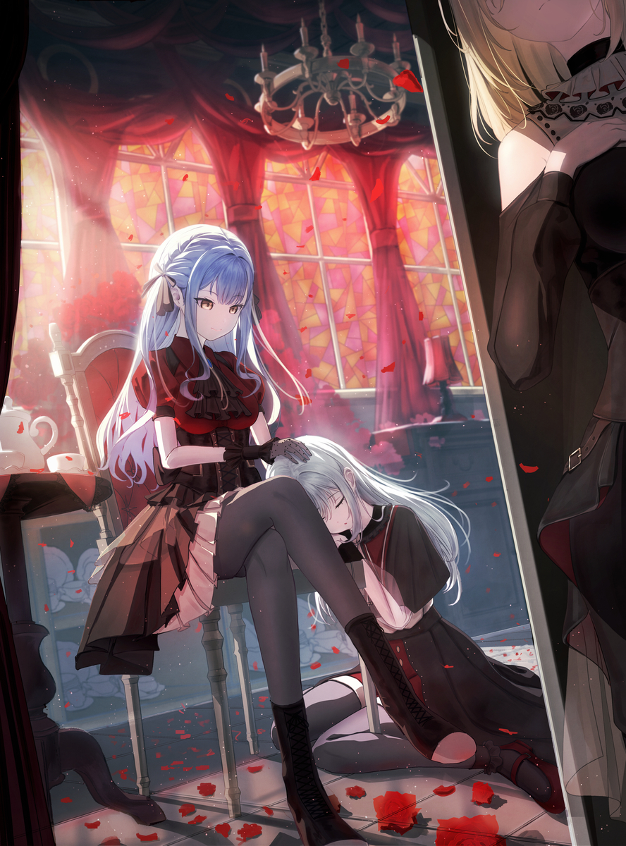This is a pixiv picture whose title is Ave_Mujica.