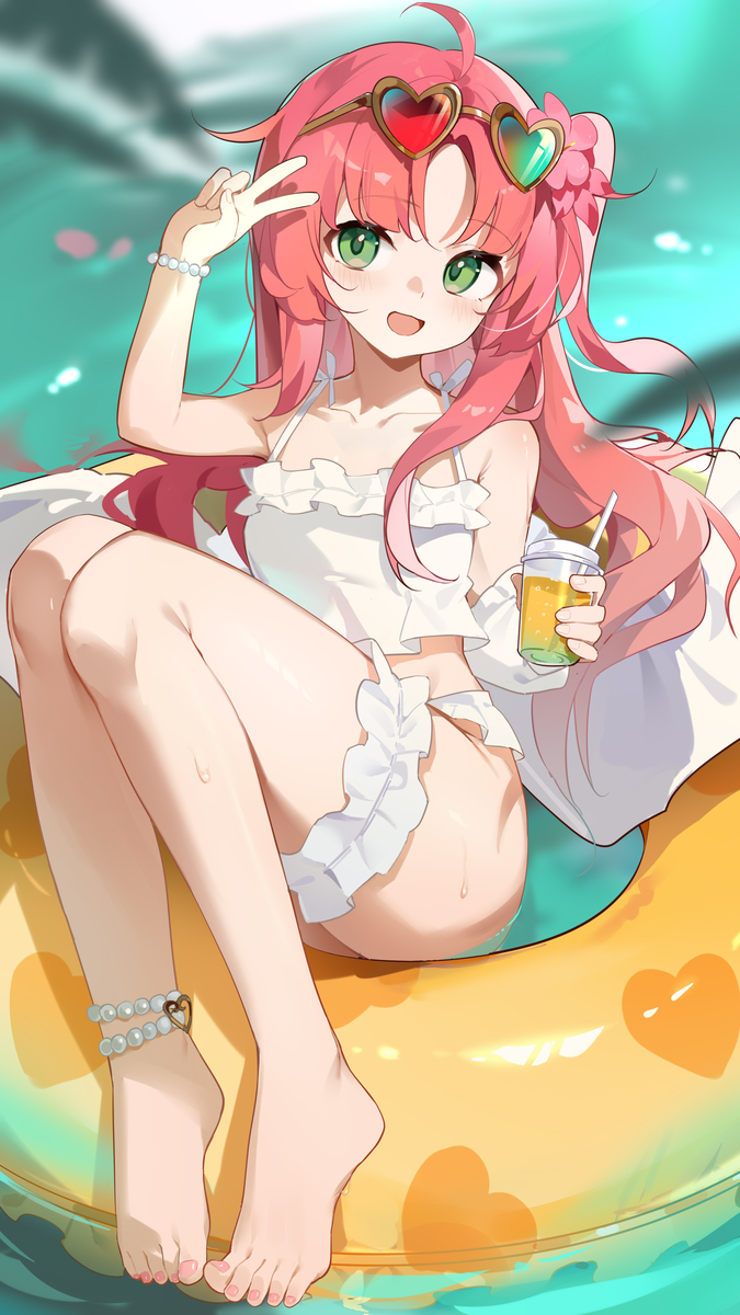 This is a pixiv picture whose title is 桃金娘.