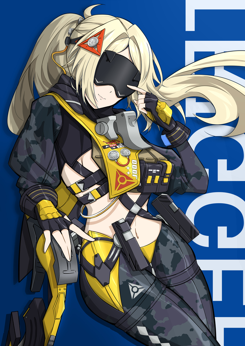 This is a pixiv picture whose title is 扳机-绝区零.