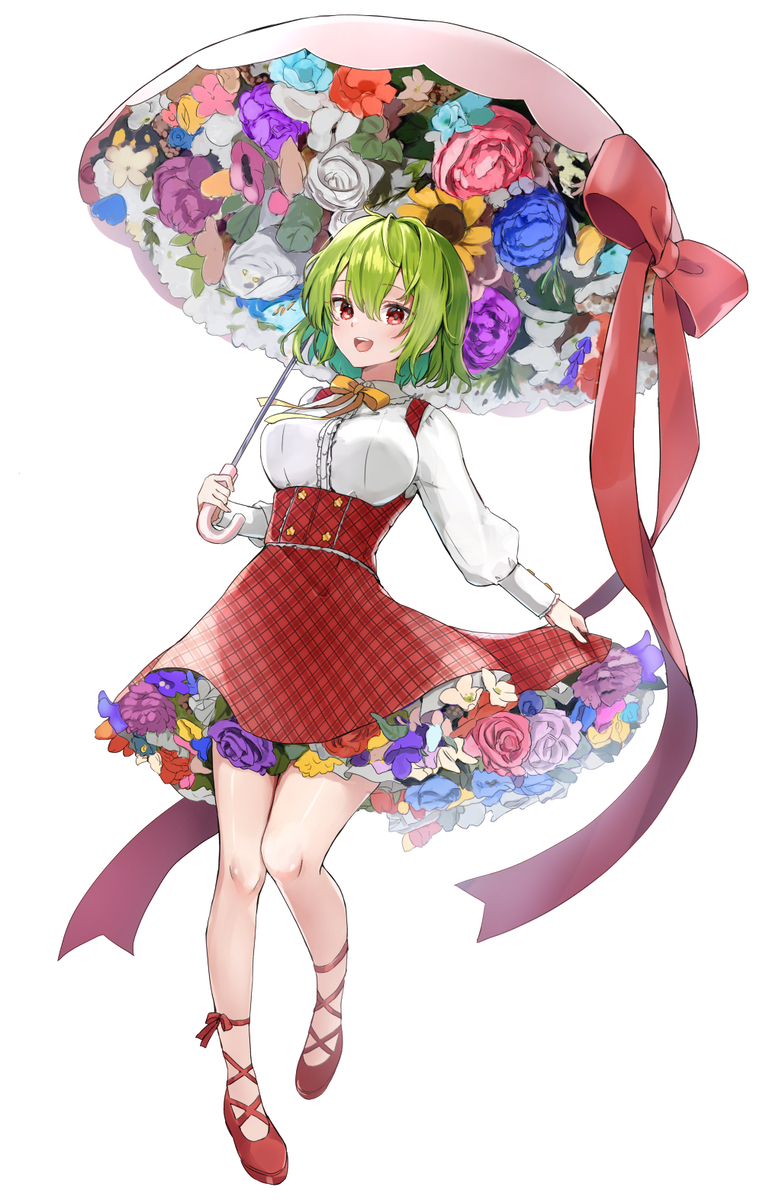 This is a pixiv picture whose title is おはないっぱいゆうかりん！.