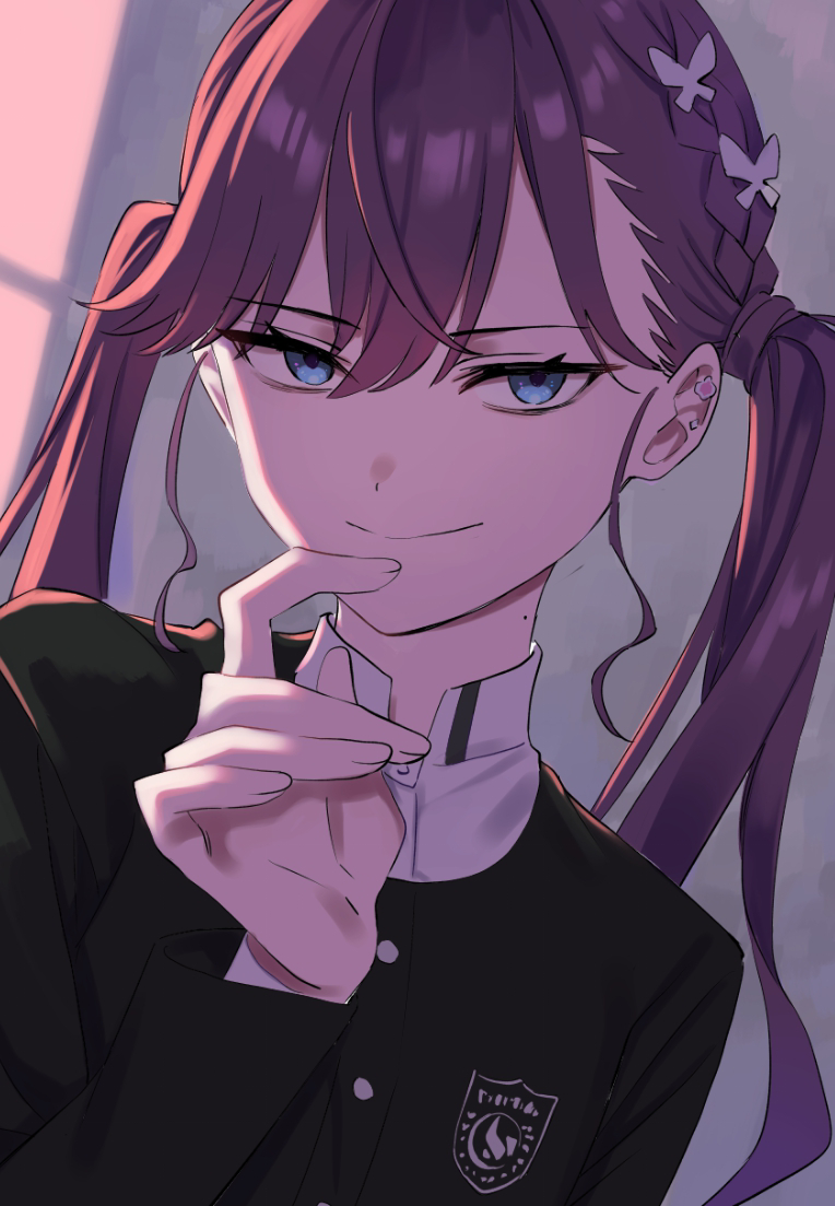 This is a pixiv picture whose title is 燐羽.