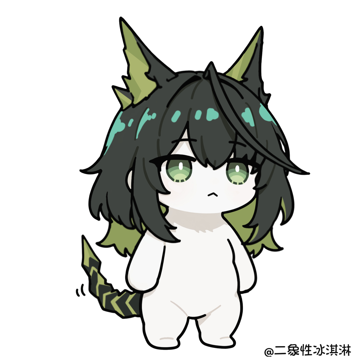 This is a pixiv picture whose title is 欸？！M3怎么变人了。Mon3tr.