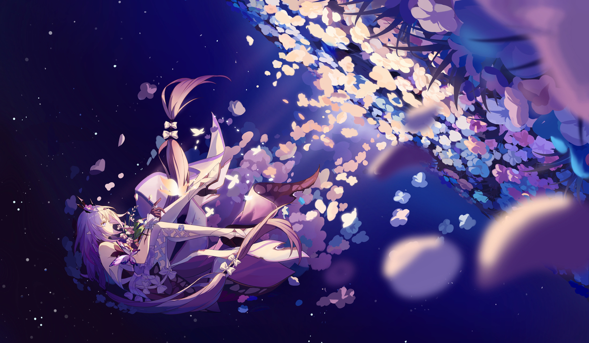 This is a pixiv picture whose title is 遐蝶.