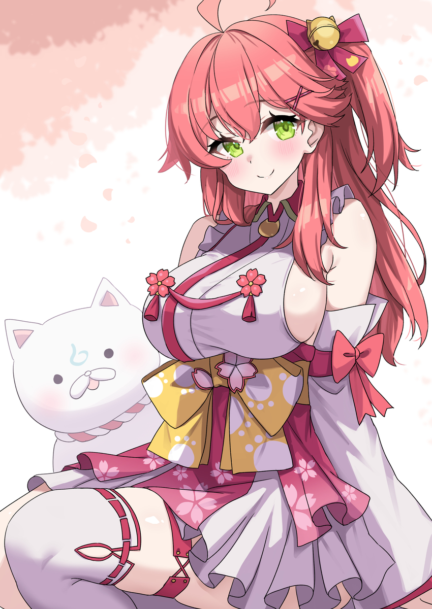 This is a pixiv picture whose title is みこち.