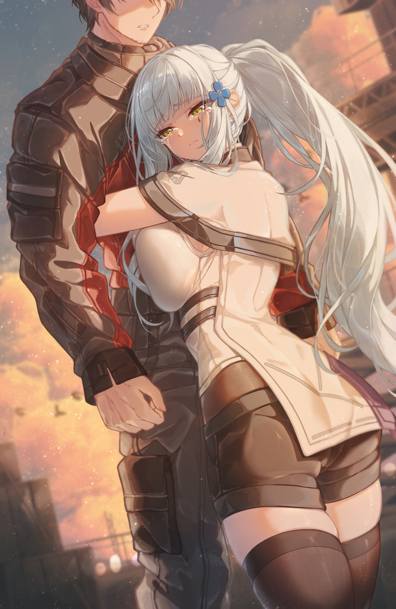 This is a pixiv picture whose title is Stay with me!.