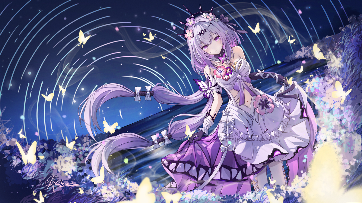 This is a pixiv picture whose title is 百日绘day9---遐蝶.