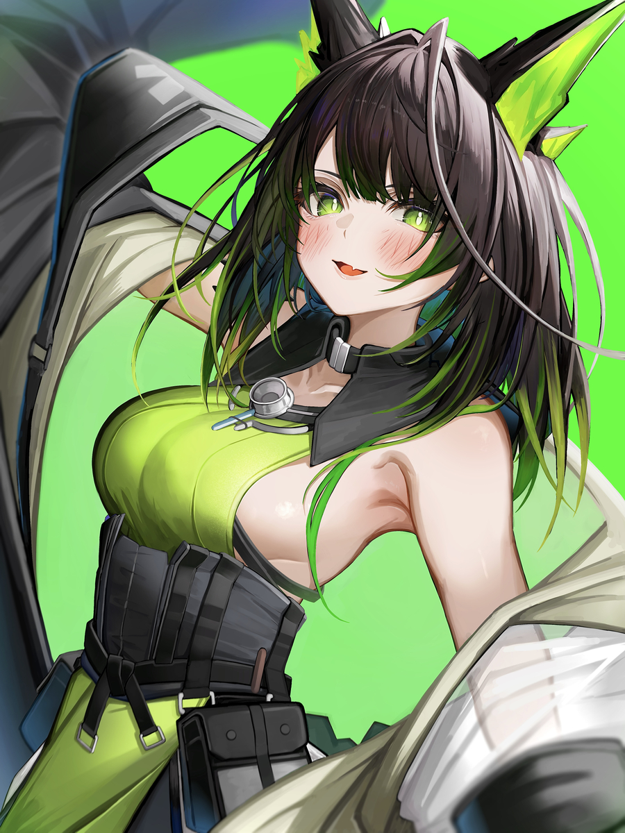This is a pixiv picture whose title is mon3tr.