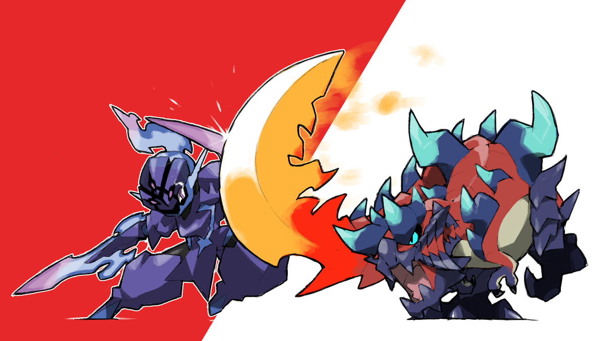 This is a pixiv picture whose title is Pokémon x Monster Hunter 2.