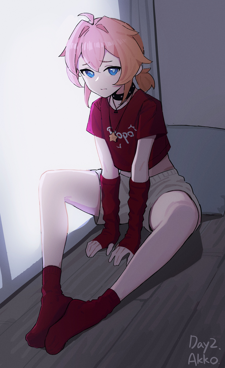 This is a pixiv picture whose title is Day2. koko.