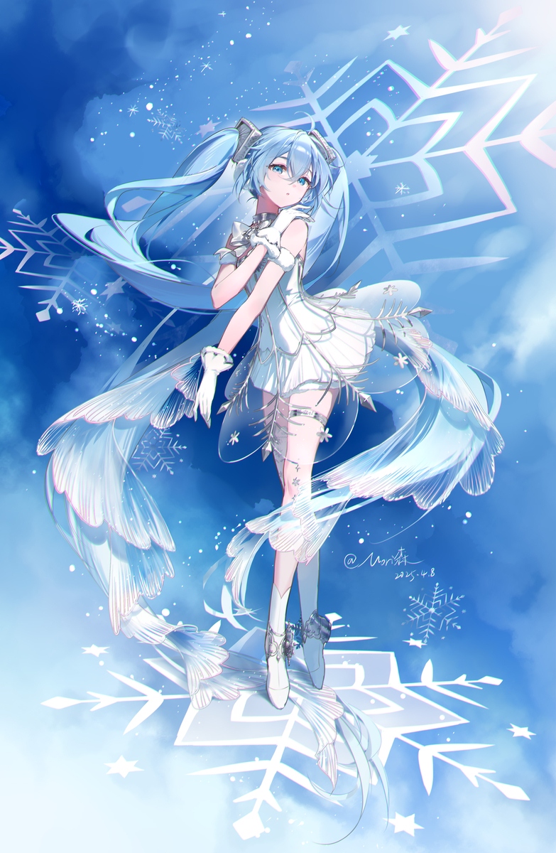 This is a pixiv picture whose title is Day 3 miku.